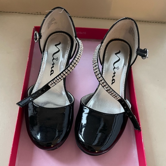 Kids Nina Cera black patent leather dress shoes for girls - Picture 2 of 4